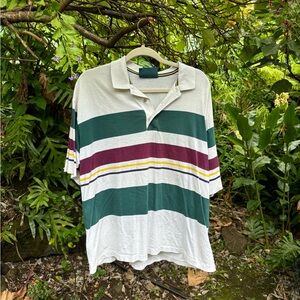 90s Striped Polo